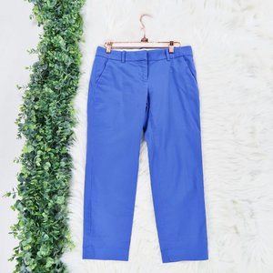 J.Crew Cobalt Cape Capri Crop Pants Petite 2P
